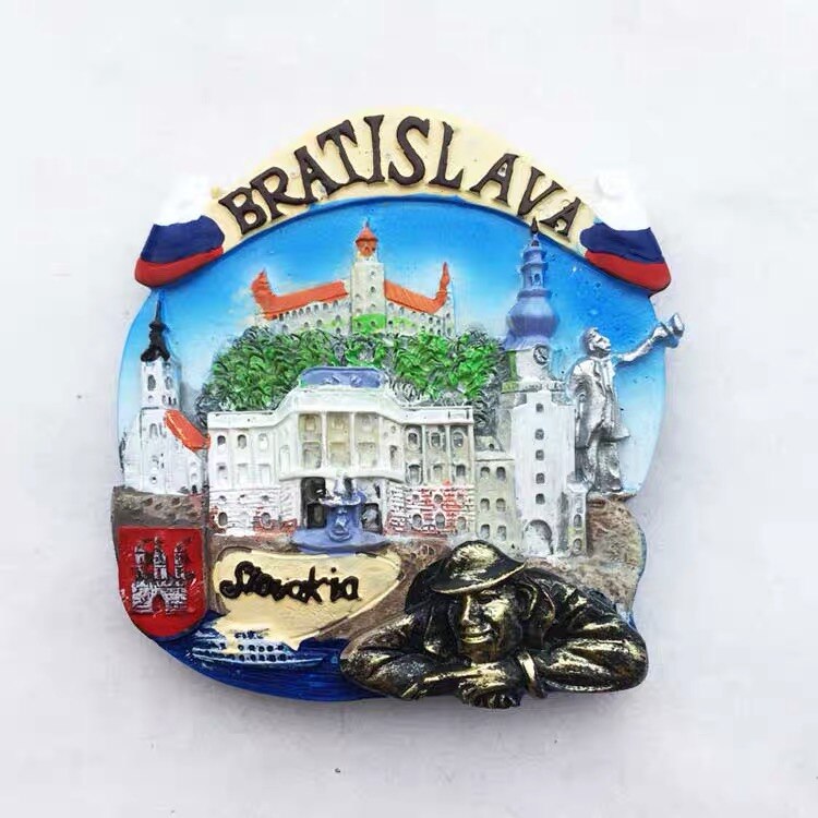 Malaysia Greece Fridge Magnets Tourist Souvenir Melaka Kuala Lumpur 3d Resin Relief Scenery Refrigerator Sticers Home Decor: 8