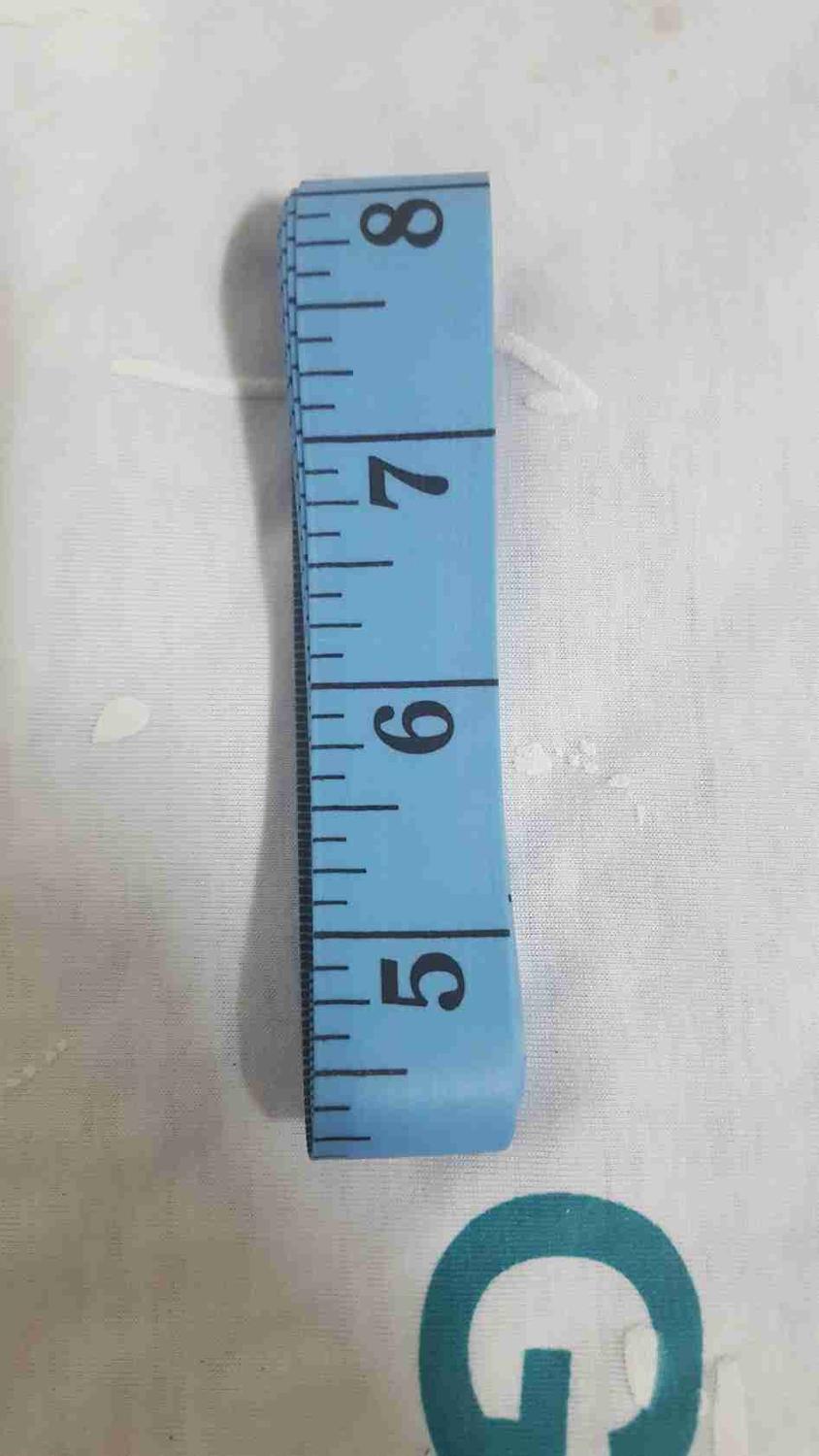 150cm*1CM 60Inch 1.5M cmFrench rulerBody Measuring Ruler Sewing Tailor Tape Measure Soft Flat for juki pfaff janome singer jack: Blue