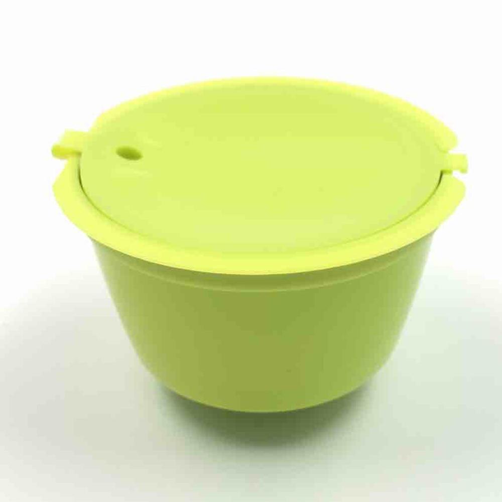 8 Colors Refillable Dolce Gusto Reusable Capsules Coffee Capsules Refill Coffee Fliter Compatible Nescafe Dolce Gusto Capsules: 2Green