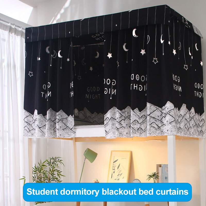 Gedruckt Schlafsaal Bett Vorhang mit Seil & Schließe Hochschule Einzel Bett Schatten Tuch für 4/4,5 zoll Etagen Bett SASI