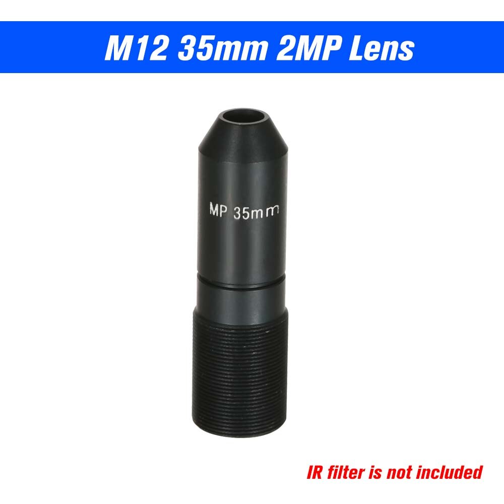 HD 35mm Nadelloch Objektiv mit IR Filter für Aktion Kameras M12 Montieren Bild Format 1/2.7 "blende F 1,6 Betrachtung Winkel 9,6 Grad
