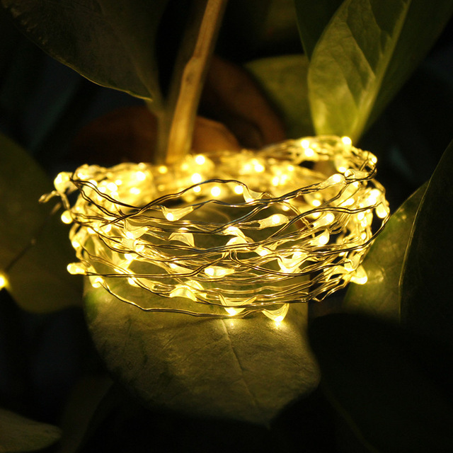 Zonne-Energie Buitenlicht Slinger Waterdichte Tuindecoratie Op Zonne-Energie Slinger 8 Knipperende Modi Kerstverlichting: Warm White / 11-15W