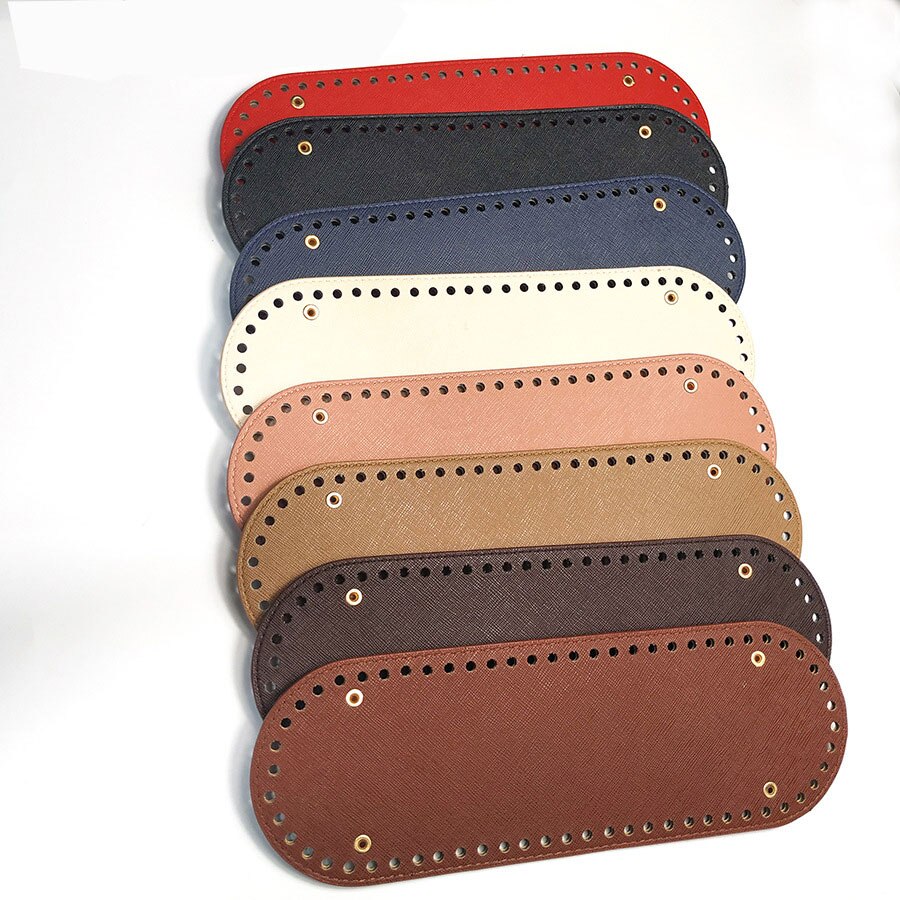 Almohadilla de cojín para hacer bolsos, bolsa moldeadora inferior para bolso de hombro, DIY, accesorios de bolso, fondo ovalado para bolso de punto, 30x10cm