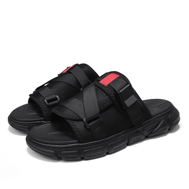 sandel trekking heren sandles homme da for para work male gladiator sandali sandalia summer man beach masculina sandals-men de: black / 39