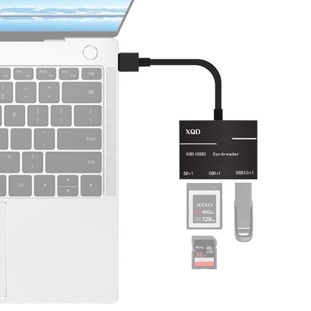 READY STOCK XQD Card Reader Aluminium Alloy Photos Videos Type-c Flash Memory USB3.0/2.0 XQD ABS Portable For Sony G Series