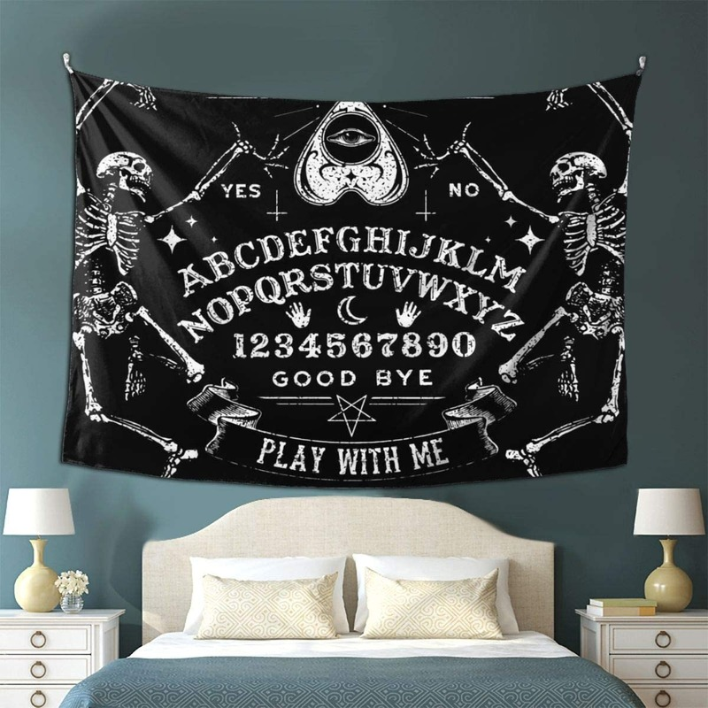 Home Decor Ouija Board Tapestry Vintage Wall Art Wall Hanging Blanket Halloween Bedroom Living Room Decorations 230x180cm tapiz