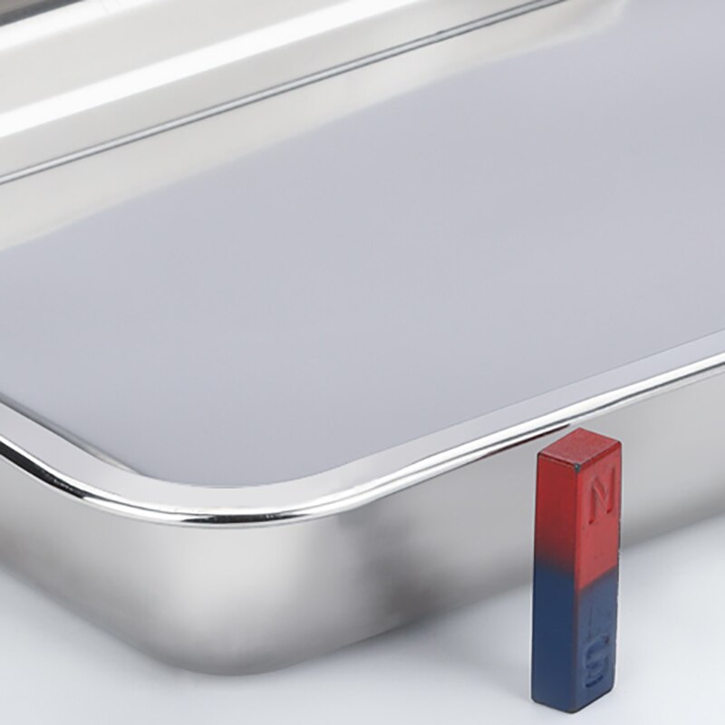 Stainless Steel Plate Food Tray BBQ Dishes Platos Dinner plates Vajilla Kitchenware Steamed Food Plate Baking Pan Food Container