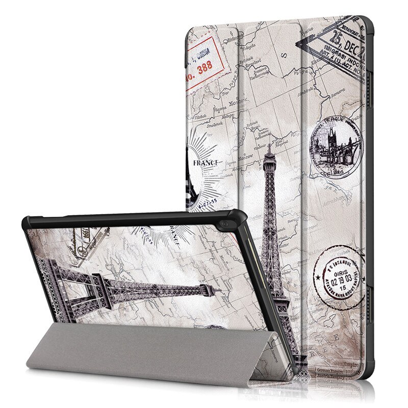 fallen Für Lenovo Tab M10 tb x505x x505l x505f fallen Tri-Falten Leder Magnetische Tablette Funda Für Lenovo Tab M10 fallen tb-x605f: FGTT / Tab M10 TB X605F L