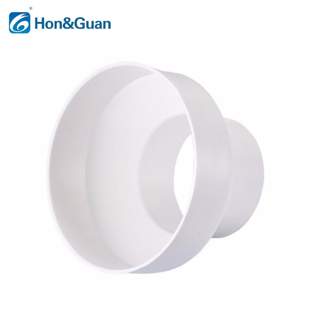 Hon &amp; Guan-reductor de conducto recto y adaptador de aumento, Conector de tubo, Ventilación de refrigeración de calefacción en línea para ventilación de tubería de ventilador con conductos