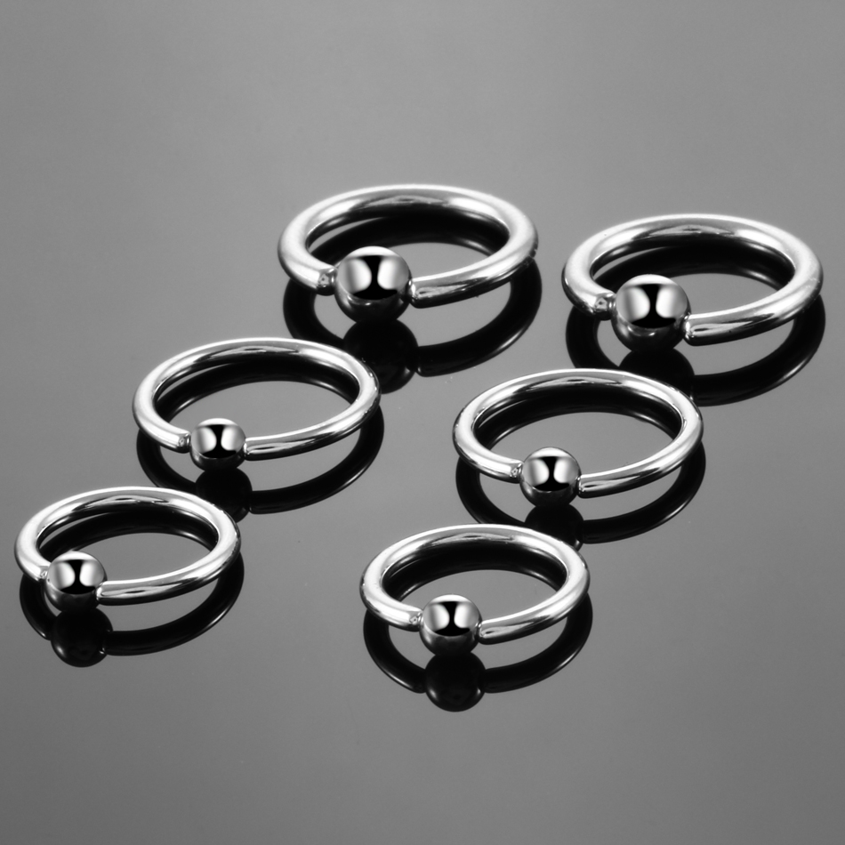 10pc Titan Captive Perlen ring 20g 14g Kugel verschluss Ring Septum Piercing Nasenring Frauen Ohr Knorpel Tragus Piercing Schmuck