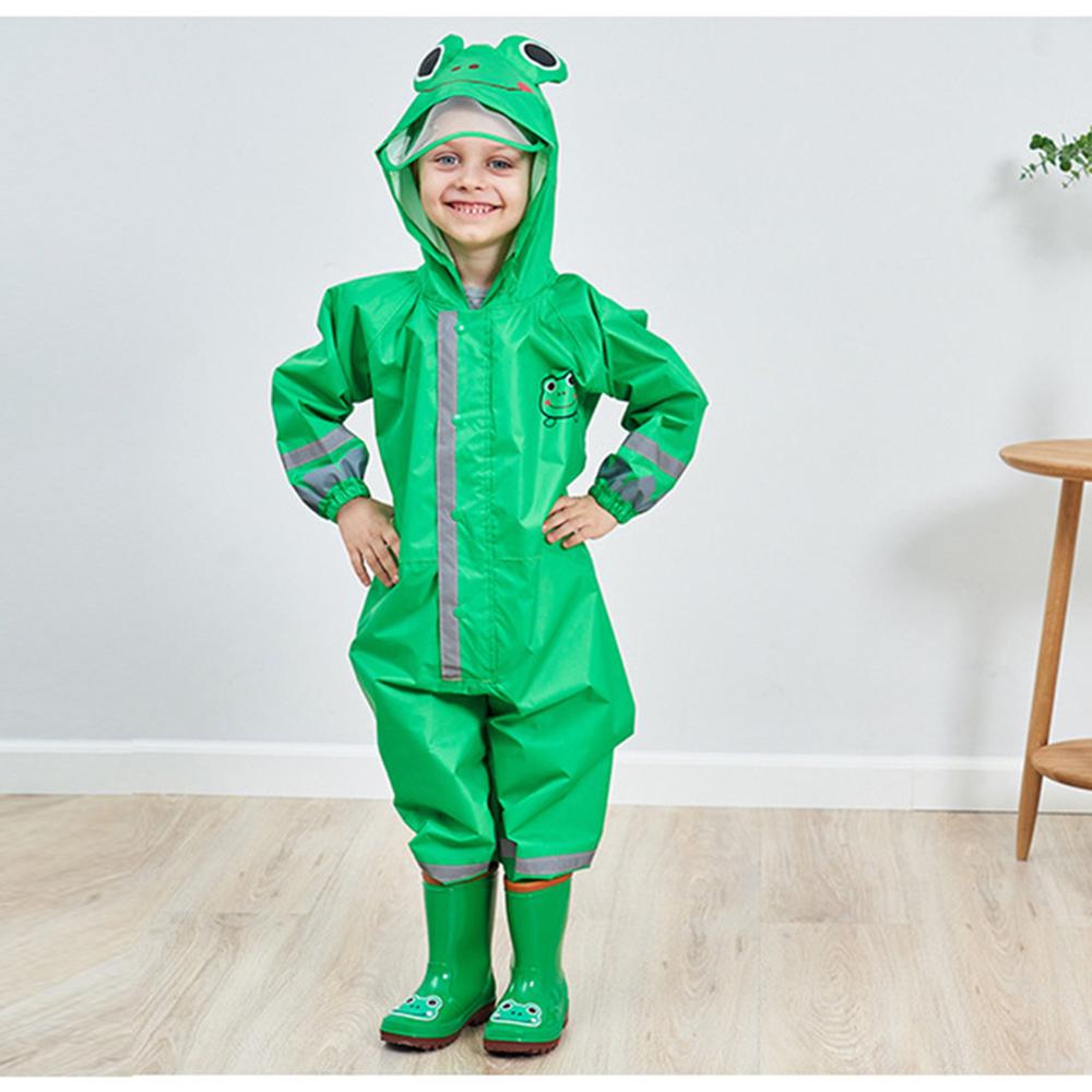 Crianças calças de chuva à prova dwaterproof água novo 2020 macacão à prova d3-água 3-8yrs bebê meninos meninas macacão moda crianças capa chuva