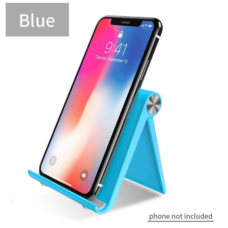 Olaf Universele Tafel Mobiele Telefoon Ondersteuning Houder Voor Telefoon Desktop Stand Voor Ipad Samsung Iphone 11X8 Mobiele Telefoon houder: Blue