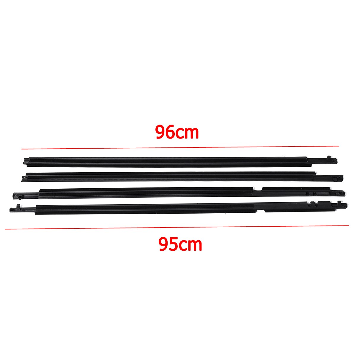 4x Car Door Weatherstrips Window Moulding Trim Seal Belt For Toyota Corolla Auto Door Belts Weather Strip