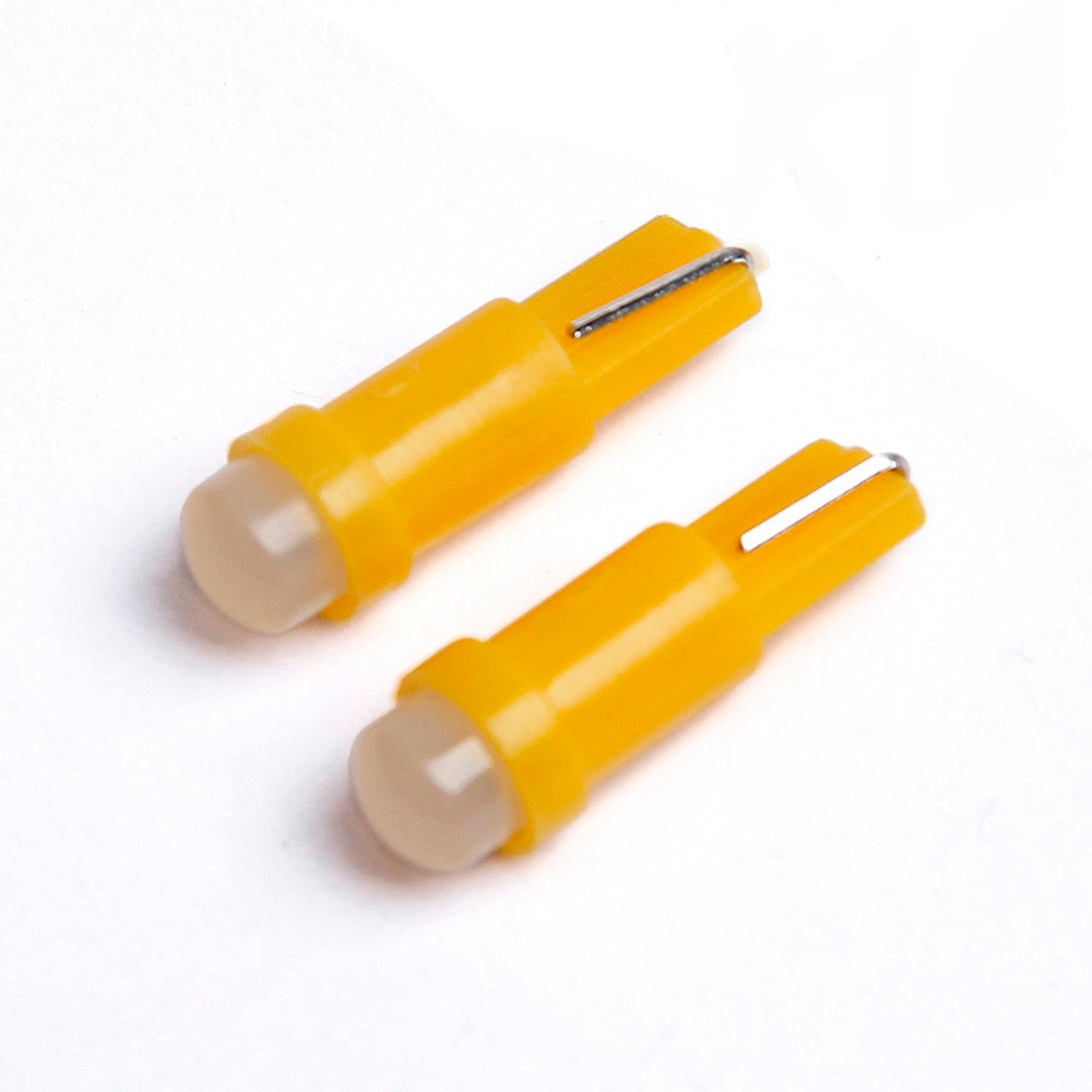 4 stks/partij T5 Cob Auto Deur Leeslamp Universal Car Light Led Lampen Lampen Kleurrijke Interieur Ornamenten Accessoires