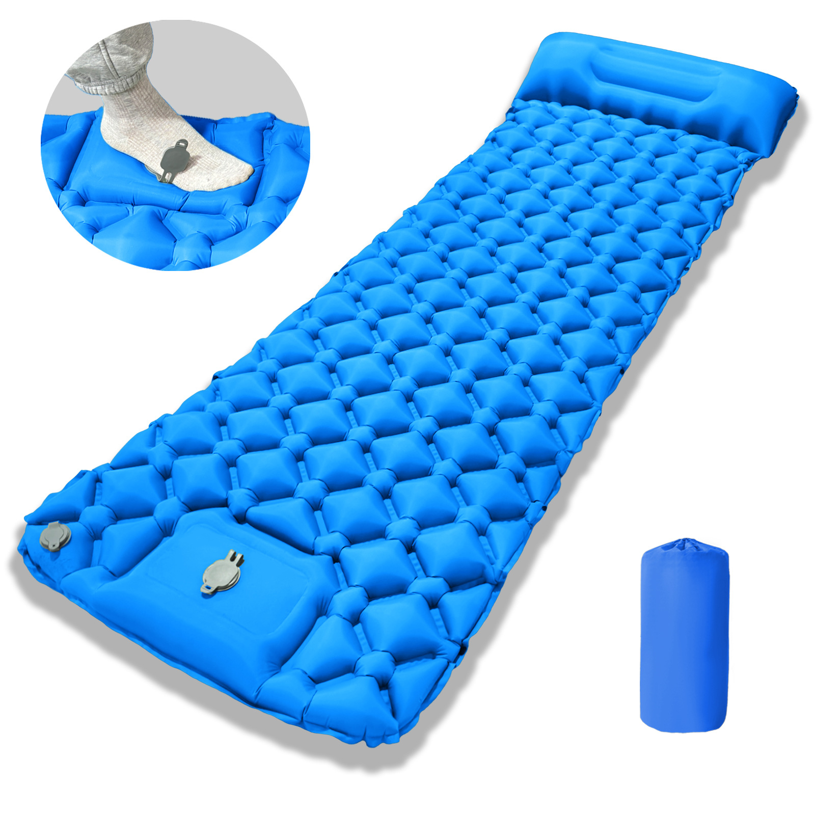 Camping Sleeping Mats -Self Inflating Sleeping Pad, Ultralight Air Mattress,Compact Sleeping Mats for Camping, Hiking, Traveling