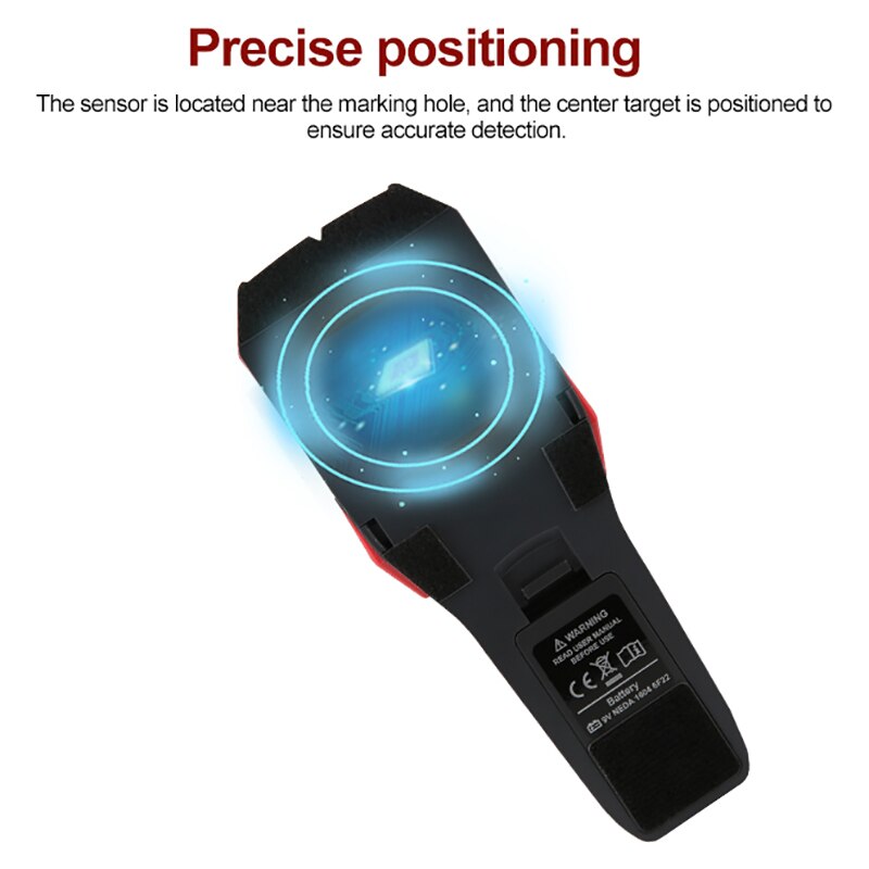 UNI-T 4 in 1 Wall Scanner Metal Detector UT387C AC Voltage Live Wire Wood Stud Finder Copper LCD HD Display Buzzer Calibration