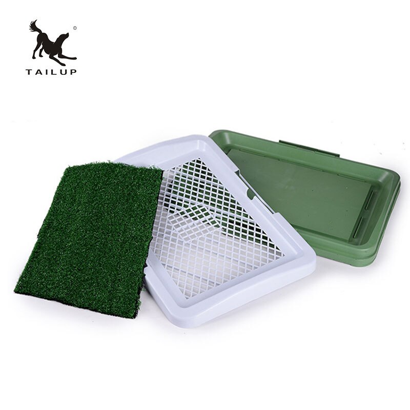 TAILUP Pet Training Toilet Voor Honden ThreeTier Grid Met Gazon Lade Voor Honden Puppy Kattenbakvulling Dozen