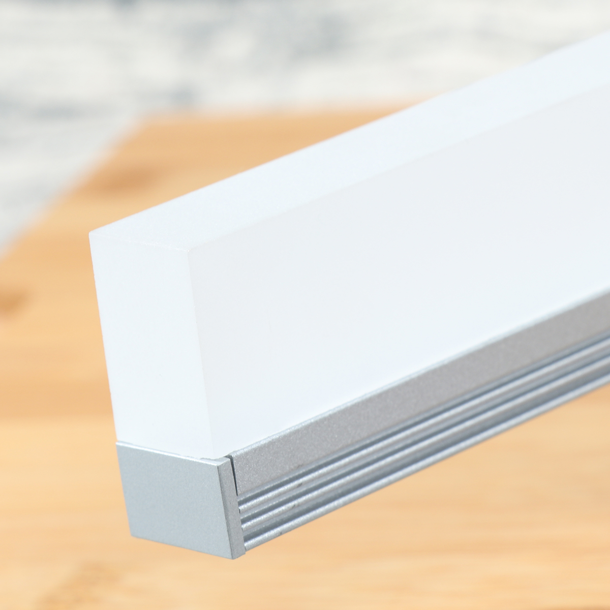 1pc 220V Simple LED Mirror Headlight Waterproof Anti-fog Bathroom Mirror Wall Lamp Cabinet Mirror Light (Silver White Light) A30