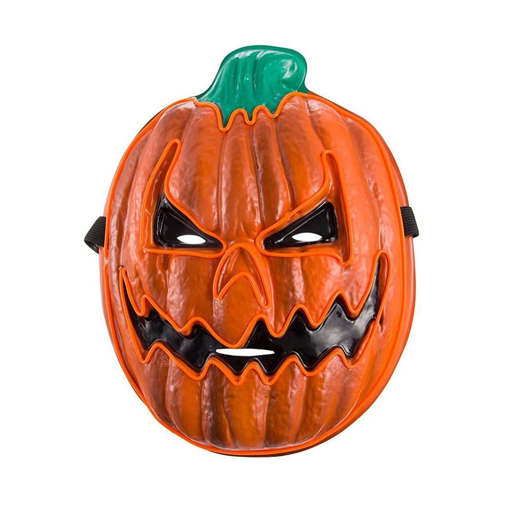 Scary Halloween Led Pompoen Masker Licht Up Masker Voor Halloween Festival Party Masker Voor Mannen Vrouwen En Kinderen