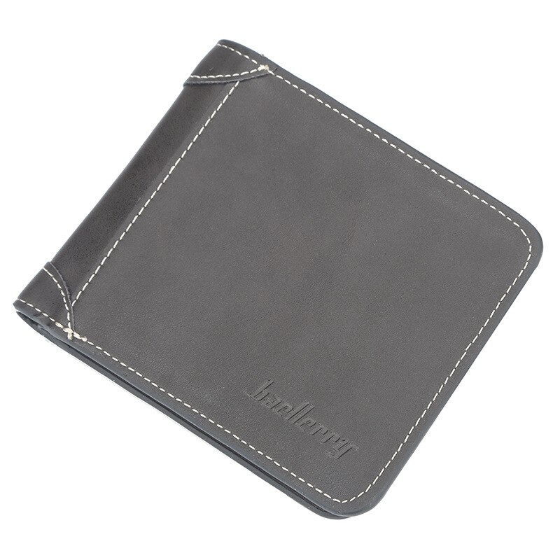 Porte Monnaie Homme Carte Portefeuille Portafoglio Uomo Feuille Carteira De Couroie Masculina Cartera Para Hombre En Cuir Hommes Billeteras: Black Horizontal