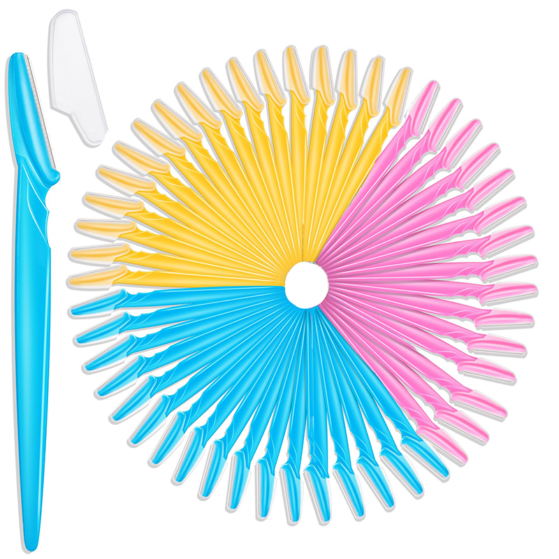 6/30 pièces Portable visage rasoir oeil sourcils épilation rasoir lame rasoir épilation couteaux sécurité rasoir femme maquillage