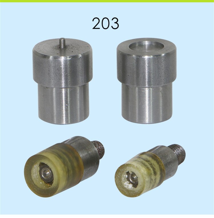 201 Metal Fastener Snap Button Dies For Handmade Press Machine Manual Install Snap button Mold 655, 633 ,831 ,203 Button Tools: 203 dies 12mm