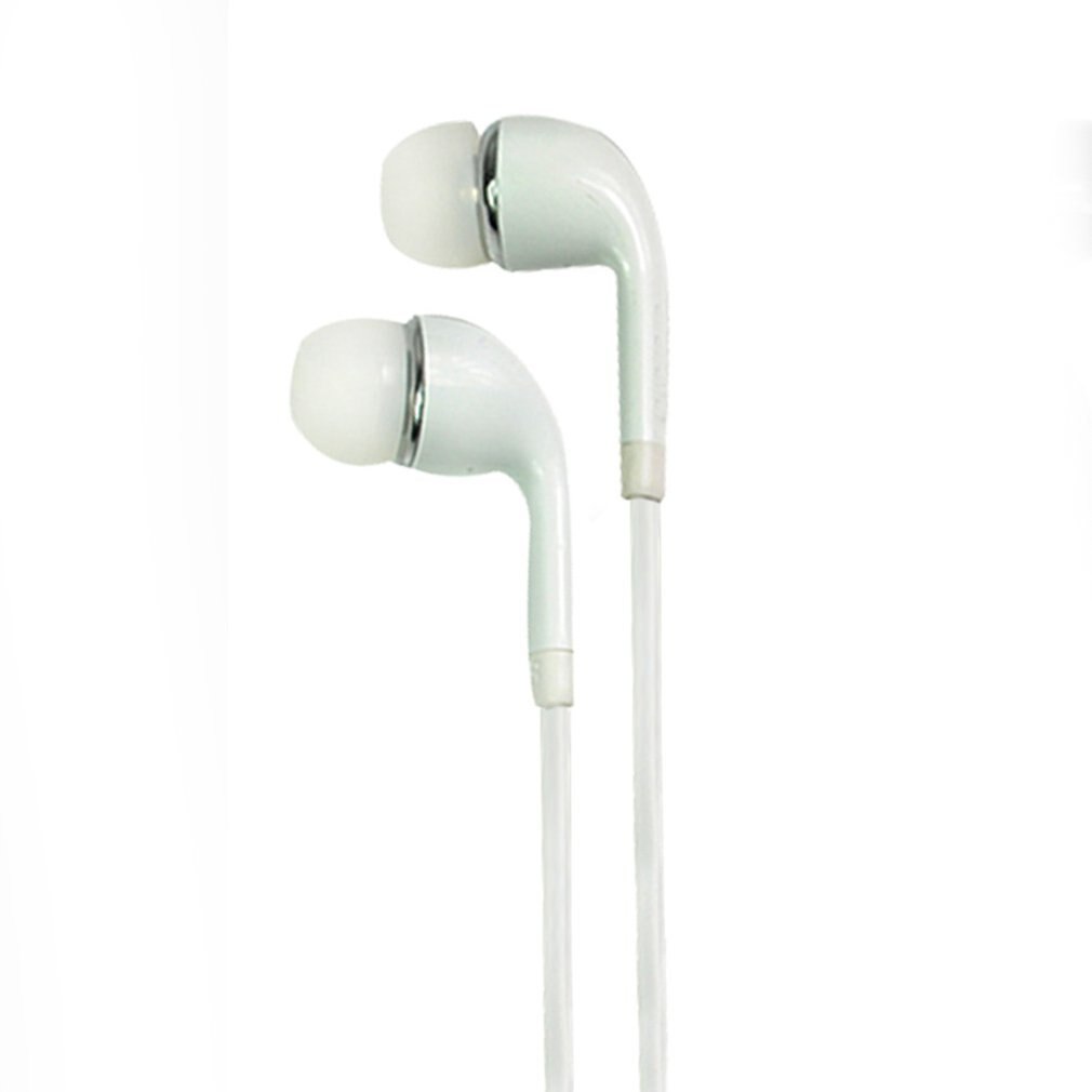 Mode In-Ear Type Mobiele Telefoon Super Stereo Bass Metalen Oortelefoon Met Microfoon Voor Samsung Android: WHITE