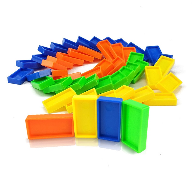 FANCY Jeu De Dominos En Plastique - 28 Pièces Multicolores Pour Enfants Dès 3 Ans - Fabriqué En Ukraine