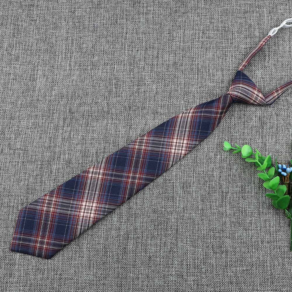 Uniforme paresseux, cravate, Plaid coloré rayé, motif papillon élastique, pour femmes, garçons et filles, accessoire de cravate mignon: 18