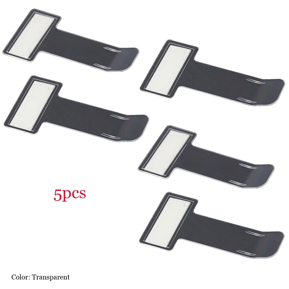 Car Vehicle Parking Ticket Permit Holder Clip Sticker Windscreen Window Fastener Stickers Kit Car Styling Accessories: 5PCS