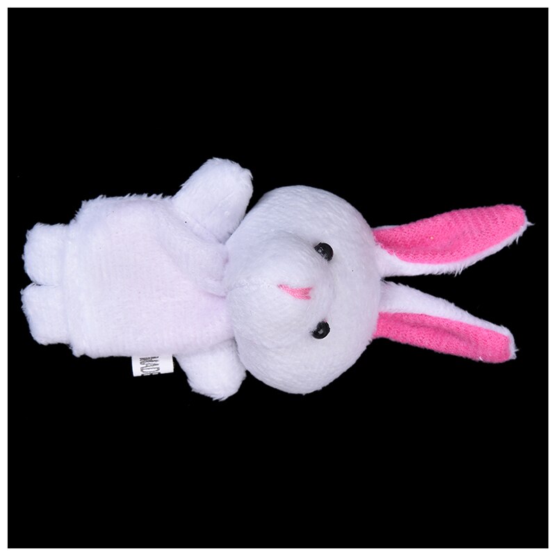 White Rabbit Hand Puppet Finger Puppet