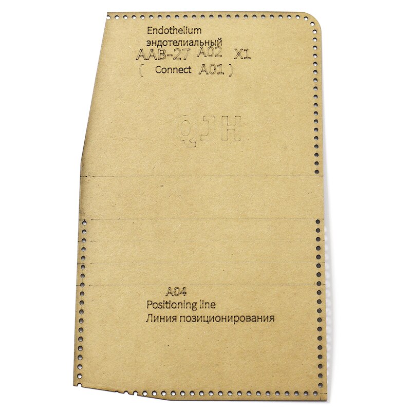 1Set DIY Kraft Paper Template Retro Men and Women Wallet Leather Craft Pattern DIY Stencil Sewing Pattern 11cm*8.5cm