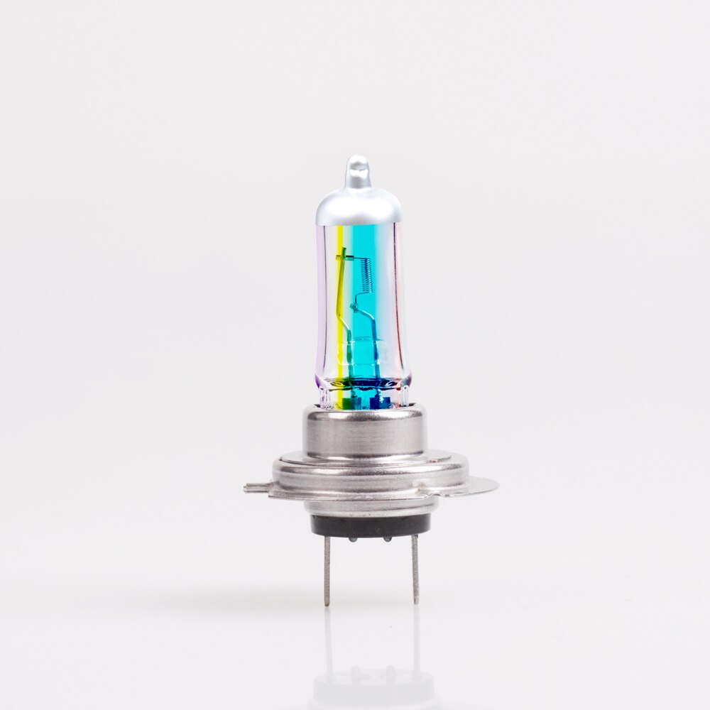 2pcs/1pair H7 12V 55W Car Bulb headlight Halogen lamp rainbow blue Fog lamp