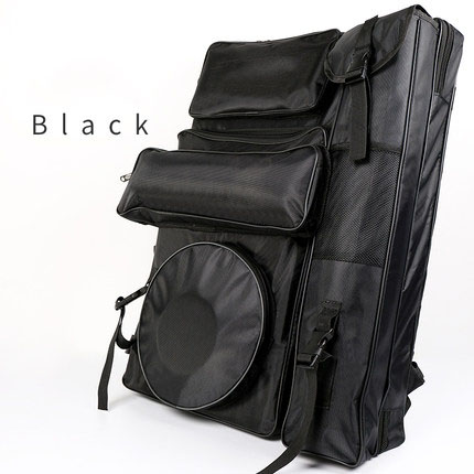 4K Large Art Bag For Drawing Board Sketching Tools Art Set Painting Set For Artist Students Waterproof Travel Bag Art Supplies: black