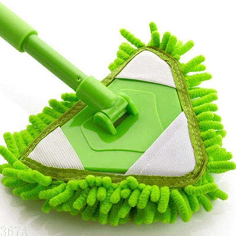 367a driehoekige dweil voor hoofddwop vervangende koppen eenvoudige reiniging groene kleur voor mops