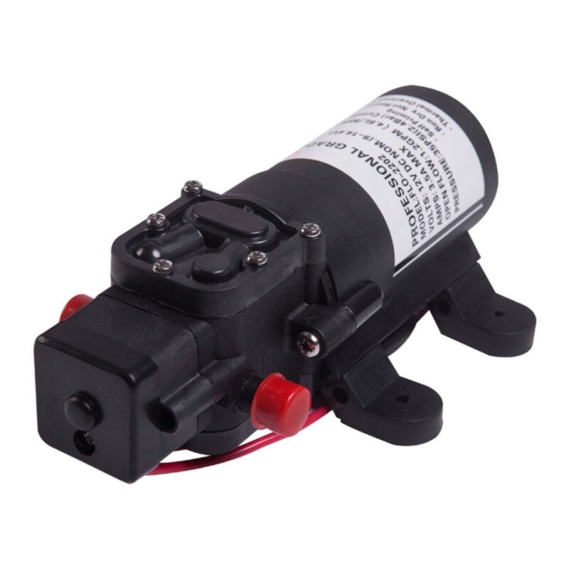 Stable and Durable DC 12V 35PSI 3L/Min 100W Water High Pressure Diaphragm Self Priming Pump