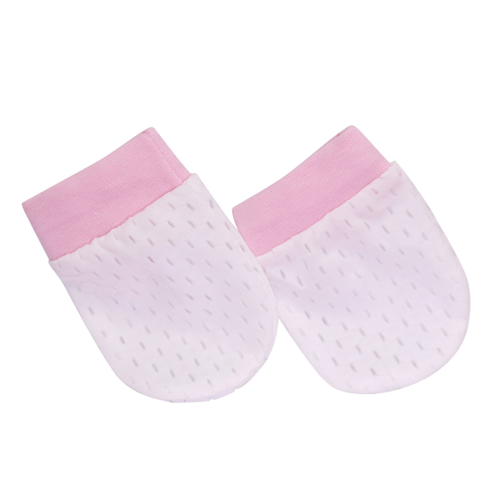 1 paio di guanti in cotone per neonato senza guanti per 0-6 mesi ragazzi ragazze sciarpa guanti guanti accessori per neonati graffio