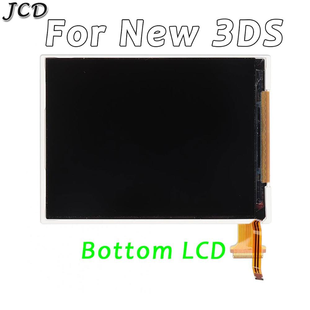 JCD Top Superiore e Inferiore Inferiore LCD Screen Display di Ricambio per Nintendo DS Lite Per DSL Per NDSi XL NDSL per 3DS Nuovo 3DS XL LL: For New 3DS Buttom