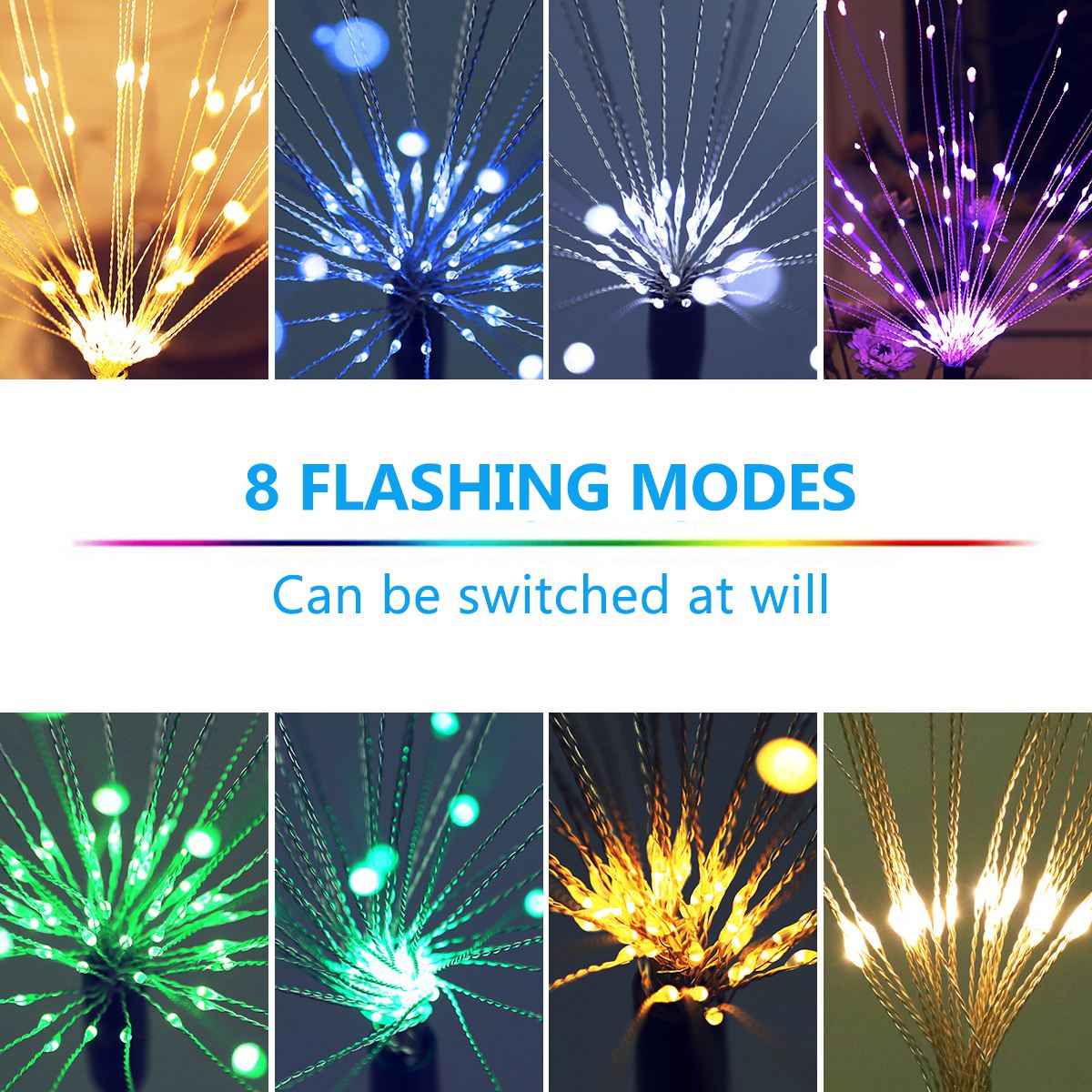 Paardebloem Led Vuurwerk Lamp String Decor Light String Binnenplaats Lamp