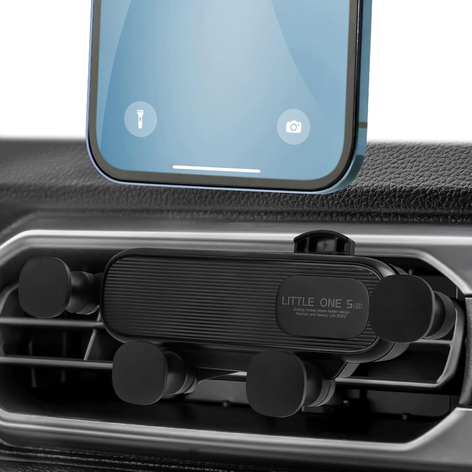 Zwaartekracht autotelefoonhouder Auto-ontluchter Telefoonhouder Universele schokbestendige houder voor 4,7-7 GPS ClipInch mobiele telefoon
