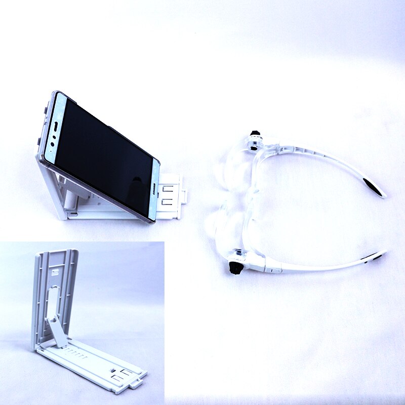 Adjustable lens Reading Glasses Magnifier Diopter -3.00 To + 3.00 Optical Portable Magnifying Can Be Worn On Head Lazy Eyewear