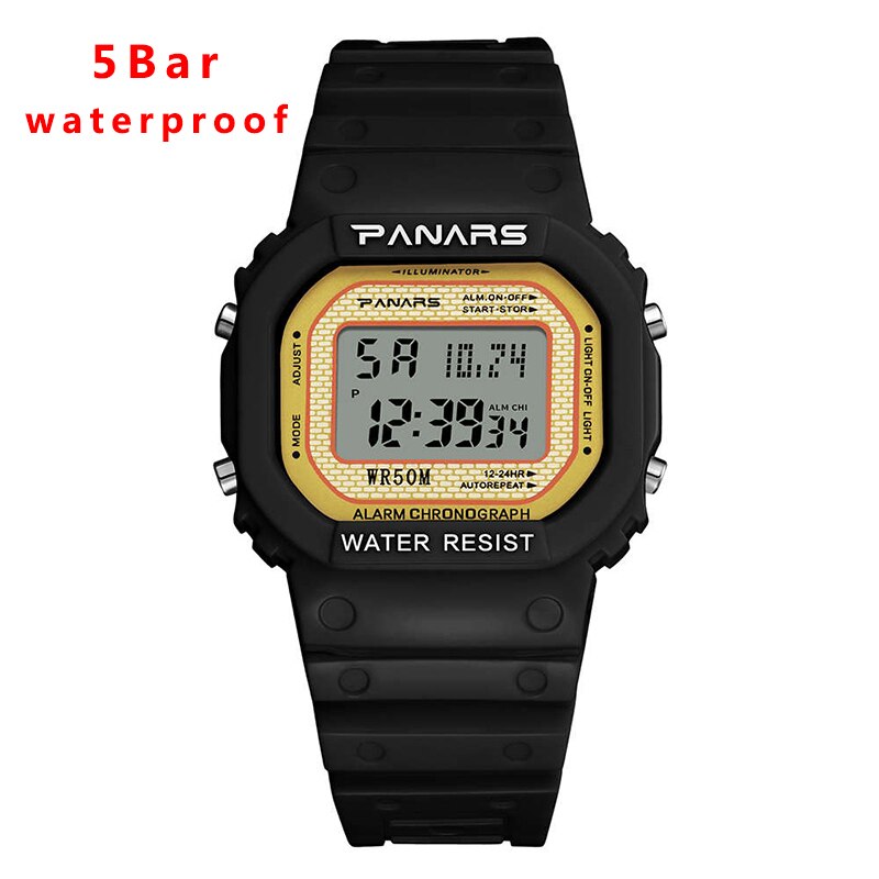 Synoke dames polshorloge koppelhorloge lichtgevend alarm g dames schok elektronisch horloge waterdicht heren digitaal horloge