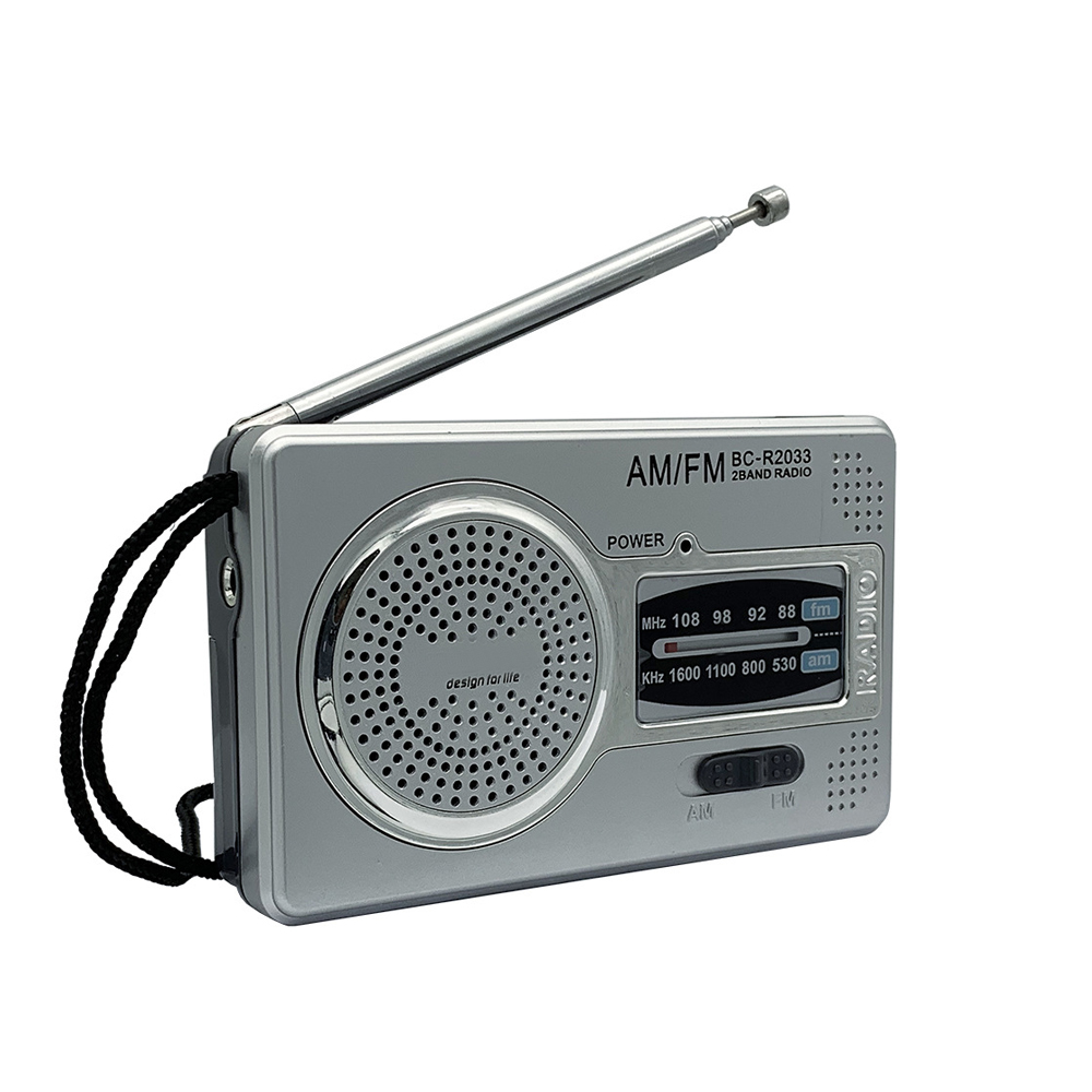 BC-R2033 AM Radio FM Antena teleskopowa Pełnozakresowy przenośny odbiornik radiowy Retro FM World Kieszonkowy odtwarzacz radiowy dla osób starszych