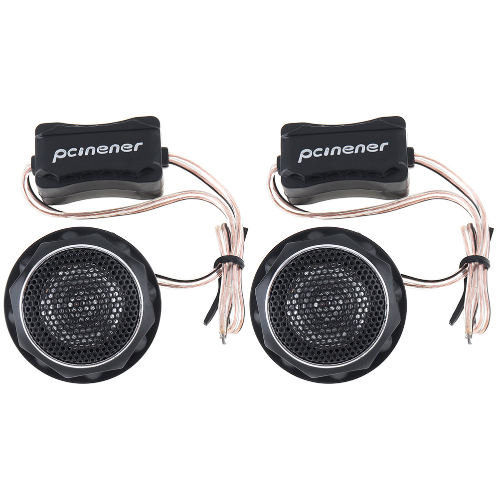 Altavoz cruzado integrado sin campo magnético, Tweeter de domo eficiente para todos los sistemas de Audio de coche, Mini Tweeter de domo de Audio, 1 par