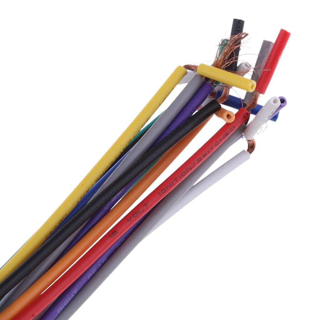 MagiDeal ISO Car Radio Adapter Female Socket Stereo Wire Harness Connector