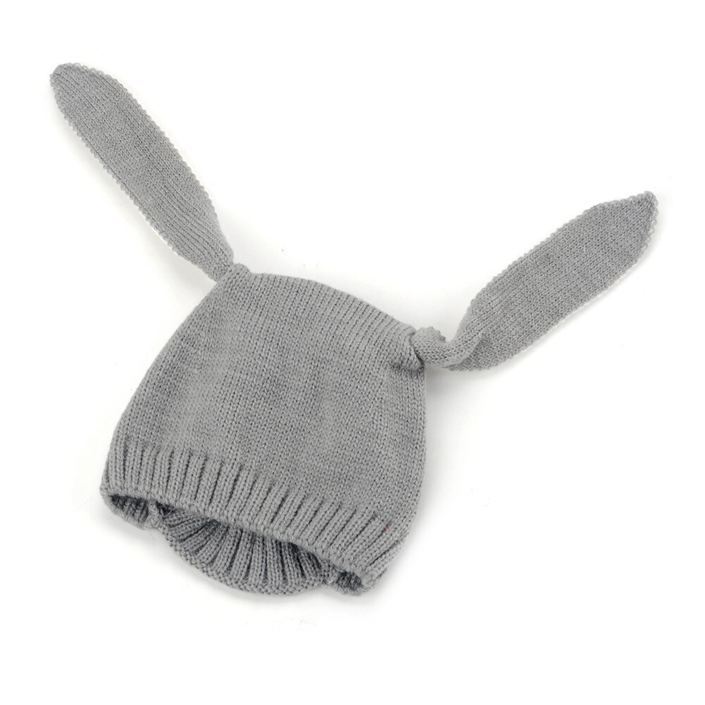1Pc Mode Baby Konijn Oren Gebreide Muts Baby Peuter Winter Cap 1-3 Jaar Meisje Jongen Accessoires Fotografie props Voor Kinderen