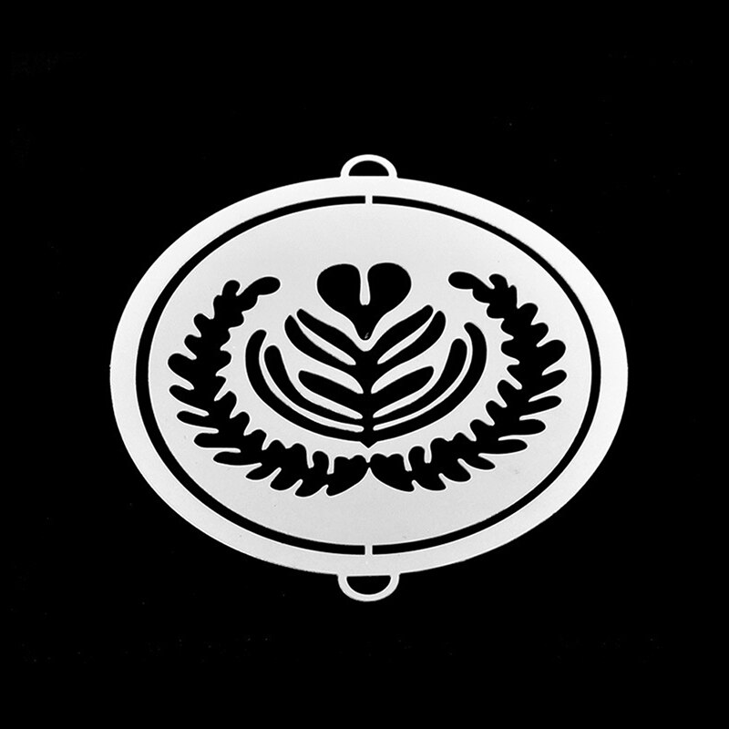 Edelstahl Kaffee Schablonen Kaffee Dekoration Vorlagen Für Latte Cappuccino Kaffee Schablonen: 3