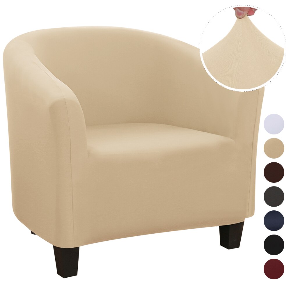 1 sæde sofa slipcover stretch betræk til lænestol sofa sofa stue enkeltsæde møbler elastisk sofa lænestol betræk: 06