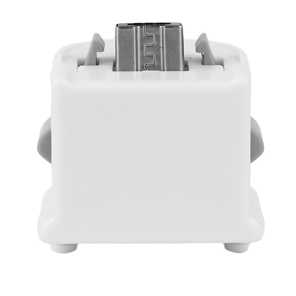 Sensor adaptador Motion Plus para Nintendo Wii, mando a distancia blanco