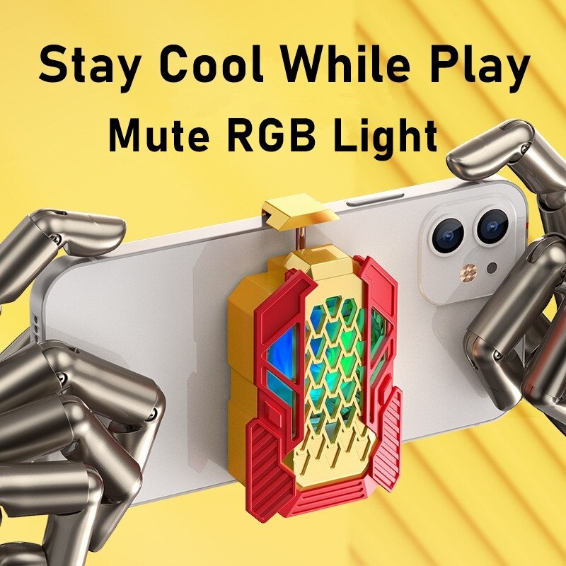 Engelenvleugels Mobiele Telefoon Cooler Portable Radiator Usb Koelventilator Game Koeler Para Celular Voor Iphone 11 12 Xiaomi Samsung s21